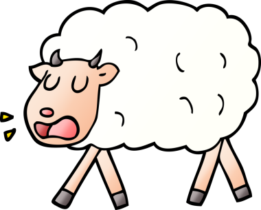 Orijinal görüntü gradyan çizim çizimi koyunu