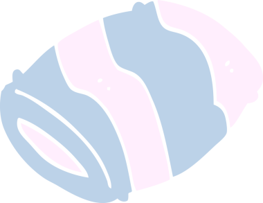 Orijinal düz renkli çizgi film yastığı