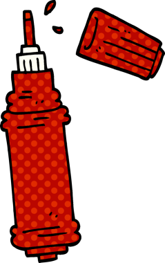 Orijinal karikatür mürekkep kalemi