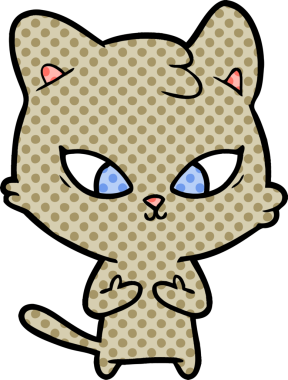 Orijinal şirin çizgi film kedisi