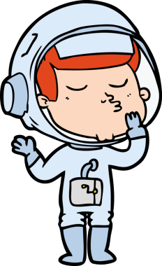 Orijinal kendine güvenen astronot