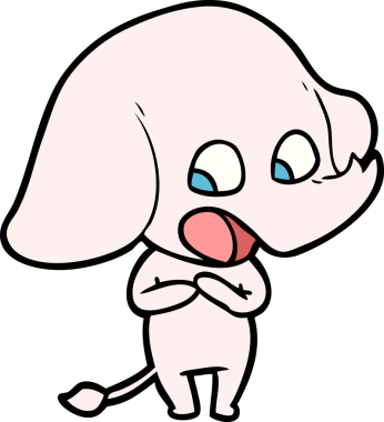 Orijinal şirin çizgi film fili