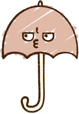 Bir insan tarafından çizilmiş orijinal Şemsiye Tebeşiri