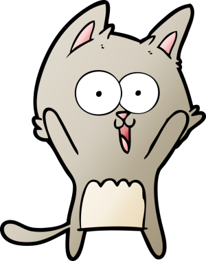 Orijinal komik çizgi film kedisi