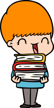 Orijinal mutlu çizgi film çocuğu