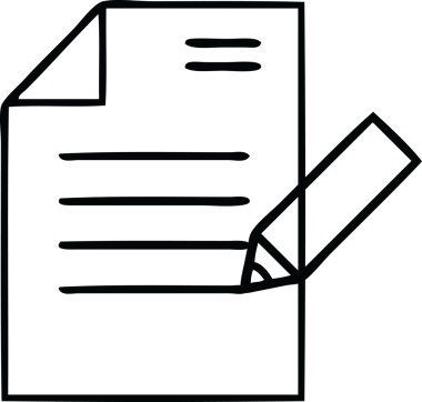 A 'nın bir belgeyi yazarken çizdiği orijinal çizgi