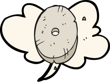 orijinal serbest konuşma balonu karikatürü sıfır numara