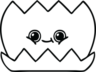 Bir nilüfer çiçeğinin orijinal çizgi çizimi