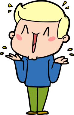 Orijinal çizgi film Heyecanlı Adam