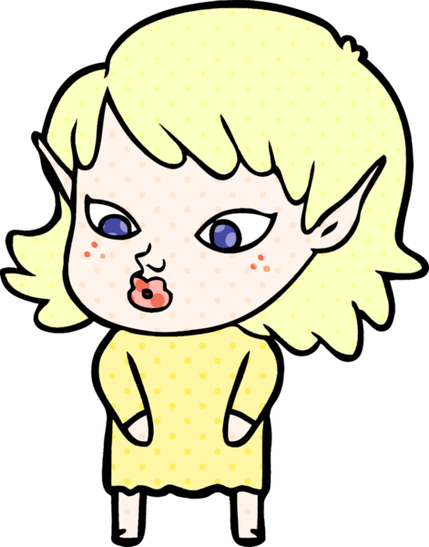 Orijinal güzel elf kızı.