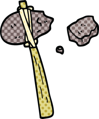 Orijinal çizgi roman tarzı ilkel araç