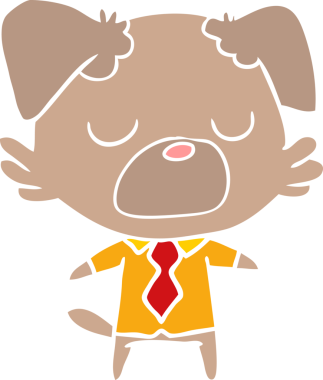 orijinal düz renk çizgi film köpek yöneticisiName