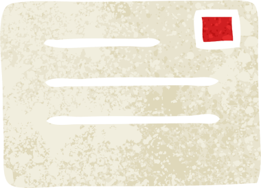 Orijinal illüstrasyon tarzı bir harf karikatürü