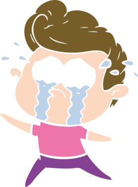 Orijinal ağlayan adam.