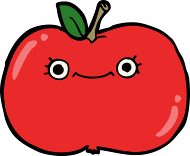 Orijinal şirin çizgi film elması