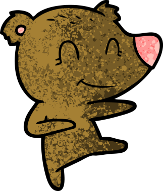 Orijinal gülümseyen ayı çizgi filmi