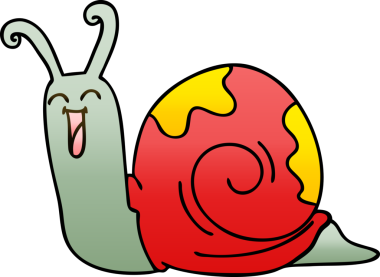 Orijinal gradyan gölgeli karikatür kelebeği