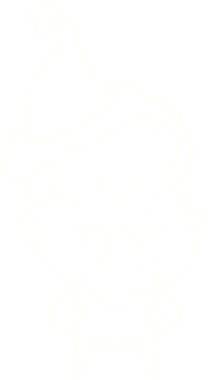 Orijinal Noel Adam Tebeşiri Çizimi