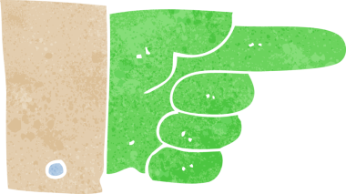 Orijinal çizgi film zombi eli