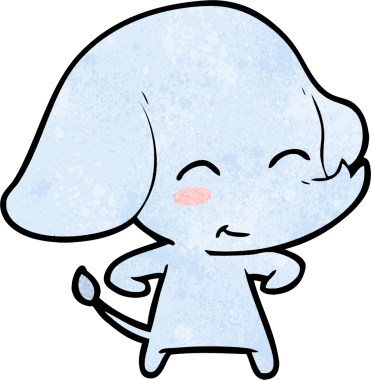 Orijinal şirin çizgi film fili