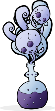 Bir insan tarafından çizilmiş orijinal karikatür iksiri.