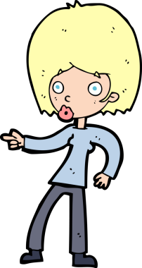 Orijinal çizgi film kadını