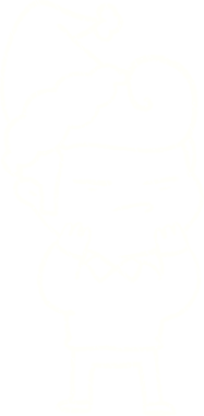 Orijinal Noel Adam Tebeşiri Çizimi