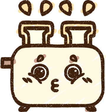 Orijinal Tost Makinesi Tebeşiri Çizimi