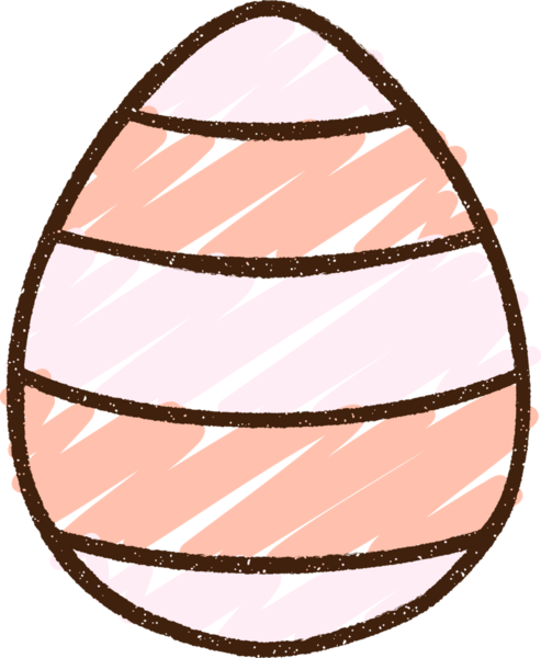 Orijinal Paskalya Yumurtası Tebeşiri Çizimi
