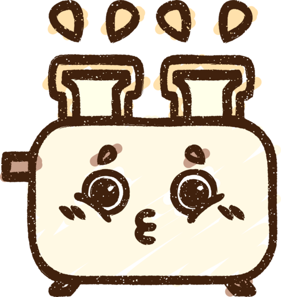 Orijinal Tost Makinesi Tebeşiri Çizimi