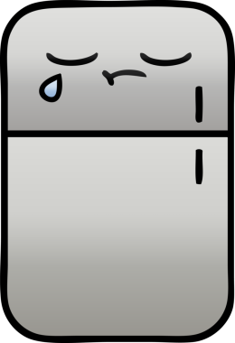 Buzdolabının gölgeli orijinal karikatürü.