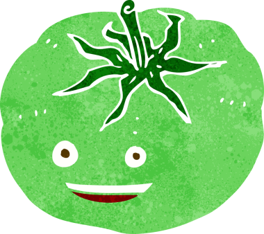 Orijinal yeşil domates.