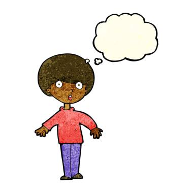 Orijinal çizgi film düşünce balonlu adamı şaşırttı.