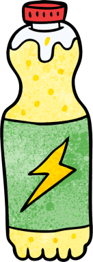 Orijinal gazoz şişesi.