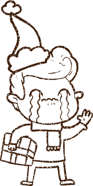 Orijinal Noel Adamı Kömür Çizimi