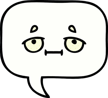 Bir konuşma balonunun orijinal çizgi roman tarzı