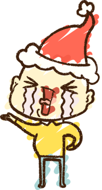 Orijinal Noel Adam Tebeşiri Çizimi