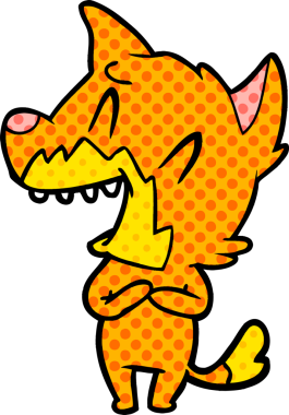 Orijinal gülen tilki çizgi filmi