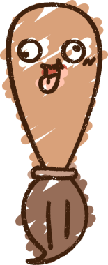 Orijinal Fırça Tebeşir Çizimi