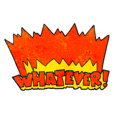 Orijinal el yazması desenli çizgi film. Her neyse! bağır