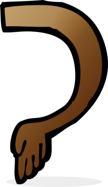 Bir insan tarafından çizilmiş orijinal çizgi film kolu