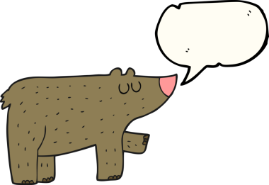 Bir insan tarafından çizilmiş serbest konuşma balonu karikatürü.