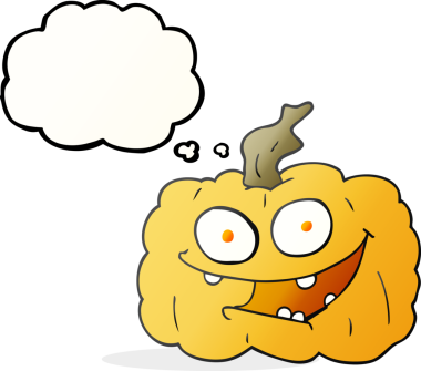 Bir insan tarafından çizilmiş balkabağı balkabağı.