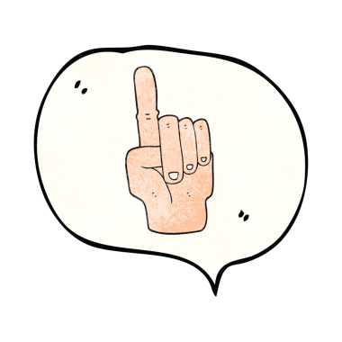 Bir insan tarafından çizilmiş serbest konuşma balonu desenli çizgi film.