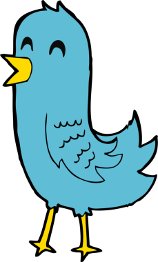 bir insan tarafından çizilmiş mutlu bir kuş.