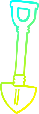 Bir insan tarafından çizilmiş kürek çizimi.