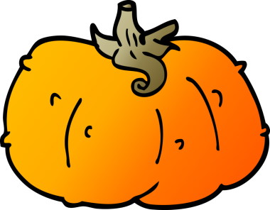 Bir insan tarafından çizilmiş karalama balkabağı.