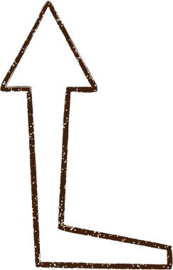 Bir insan tarafından çizilmiş Yassı Ok Kömür Çizimi