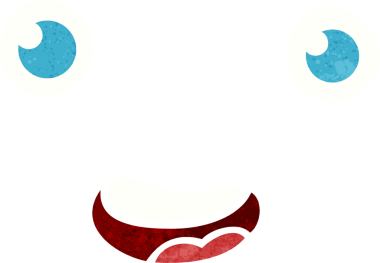 Bir insan tarafından çizilmiş bir çizgi film.