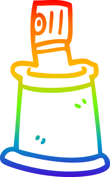 gökkuşağı gradyan çizgi çizimi bir insan tarafından çizilebilir.